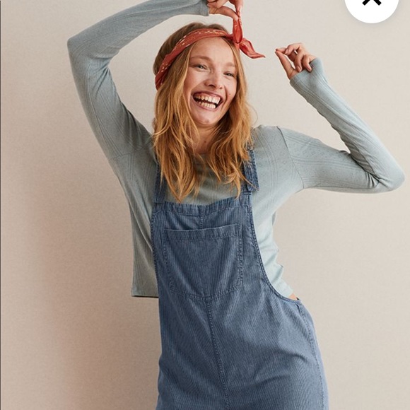 aerie pinstripe overalls